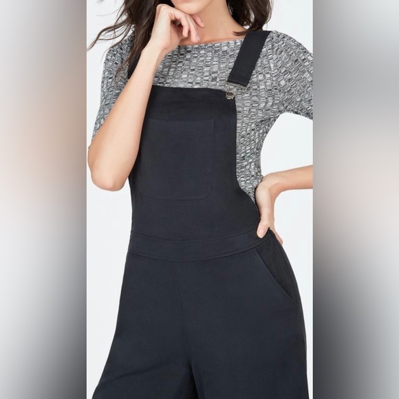 NWT JustFab Black Culotte Overall Size XXL - Picture 15 of 15